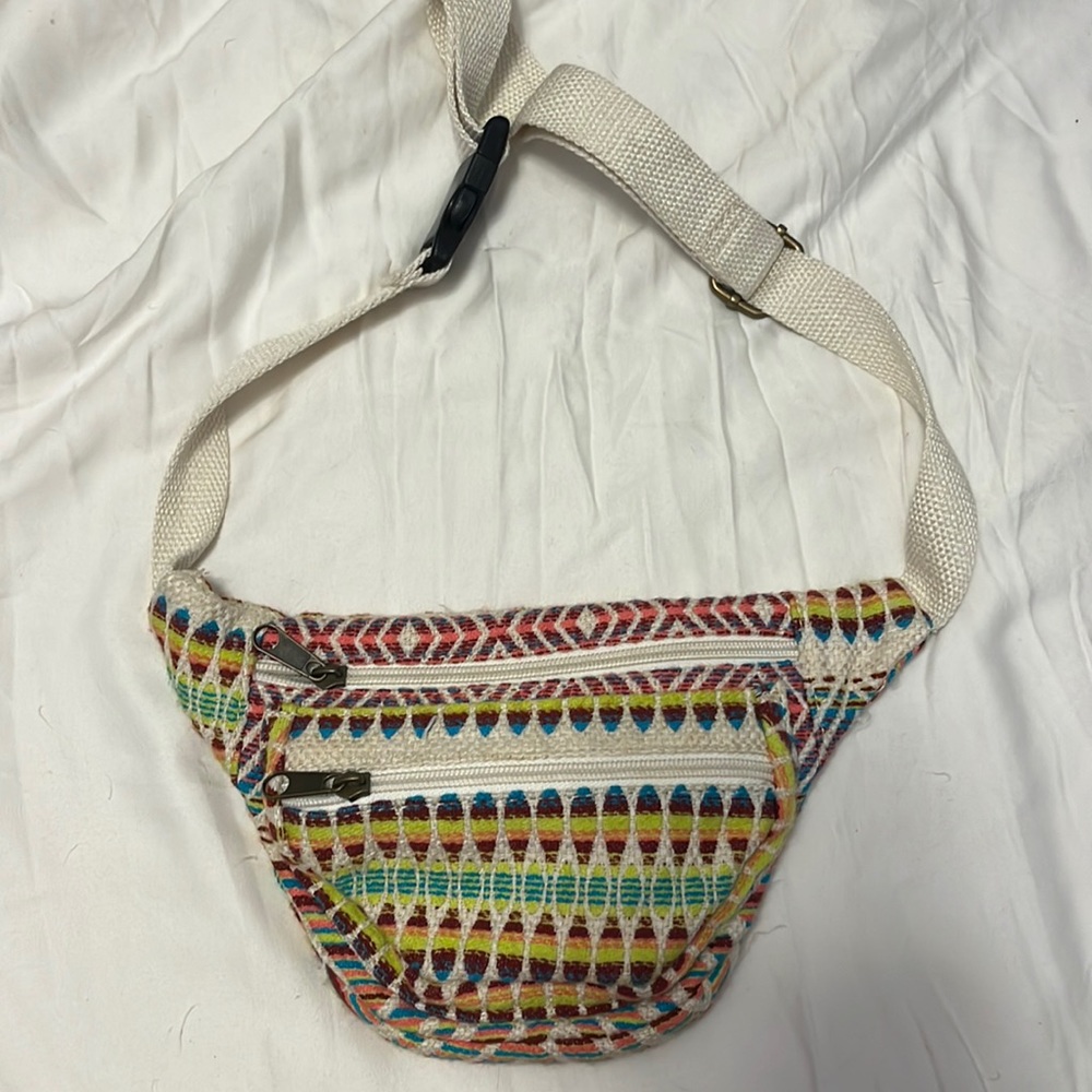 Multi-colored Fanny pack